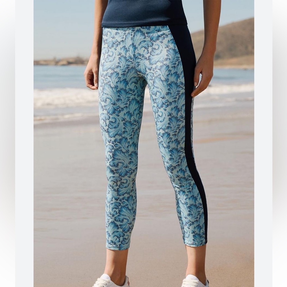 Anthropologie Daily Practice Floral Print Jackie Leggings Size M